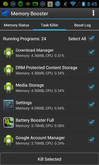 memorybooster内存加速器截图2