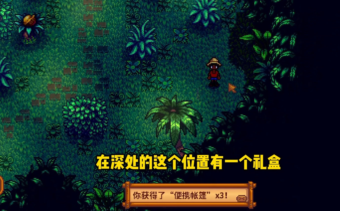 星露谷物语姜岛帐篷任务怎么做