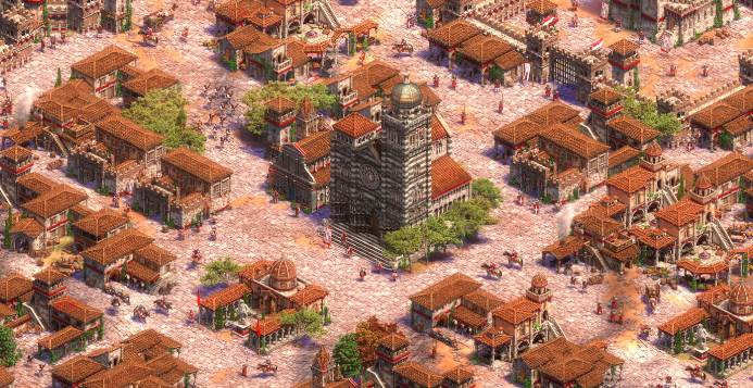 帝国时代2如何防御