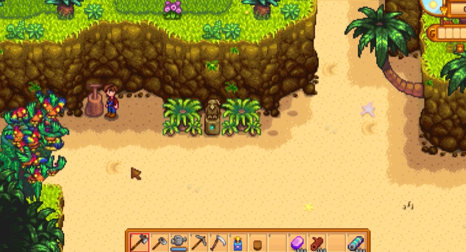 星露谷物语姜岛吊桥怎么过去