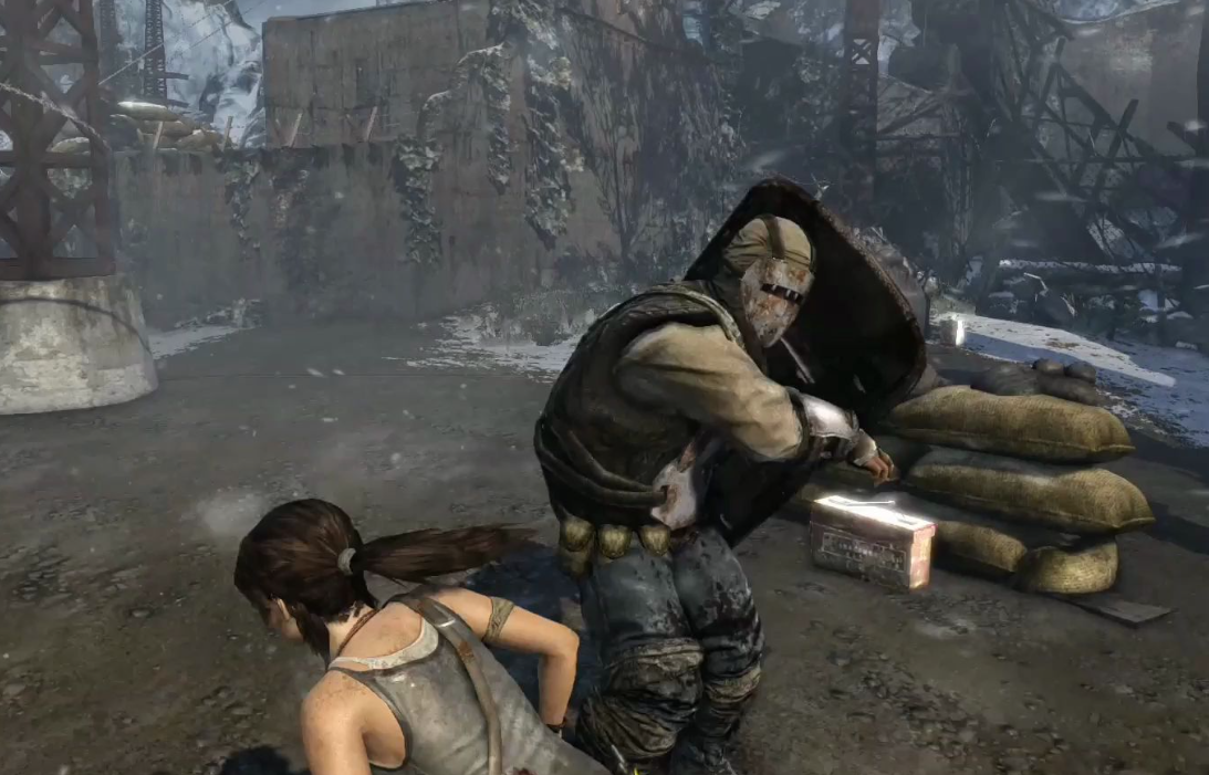 古墓丽影盾牌兵怎么打