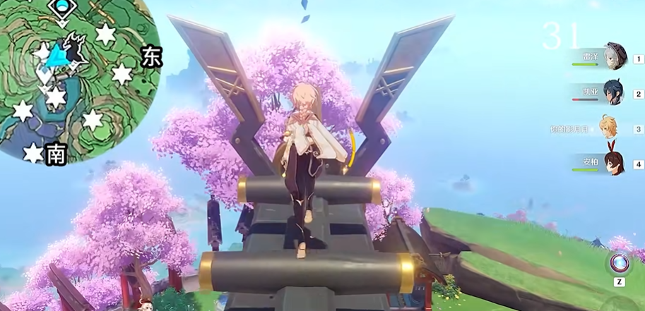 原神影向山的雷神瞳怎么拿