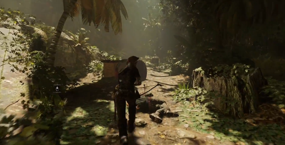 古墓丽影暗影第三关漂流怎么过