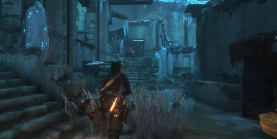 古墓丽影第二道门怎么过