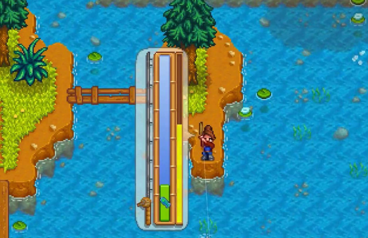 星露谷物语钓鱼什么时候收杆