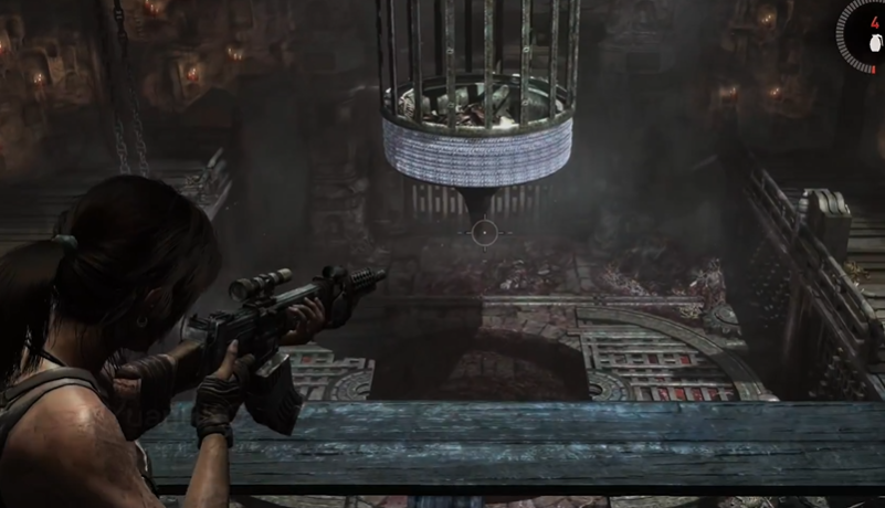 古墓丽影铁笼子这里怎么过