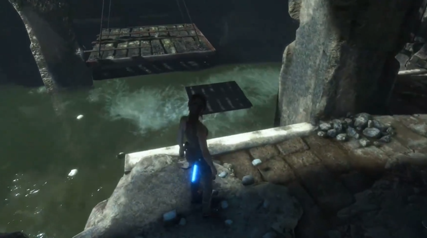 古墓丽影暗影水闸那关怎么过