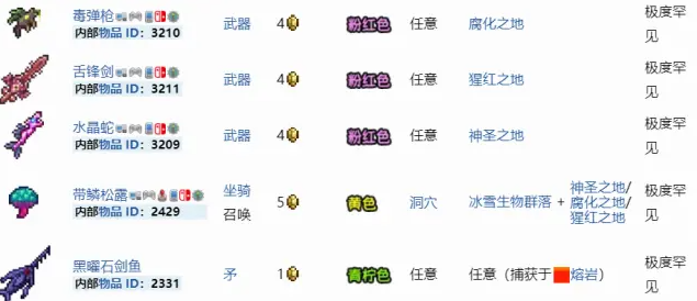 泰拉瑞亚海里能钓哪些东西
