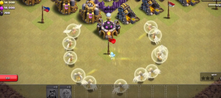 部落冲突黑白天使部落怎么升级