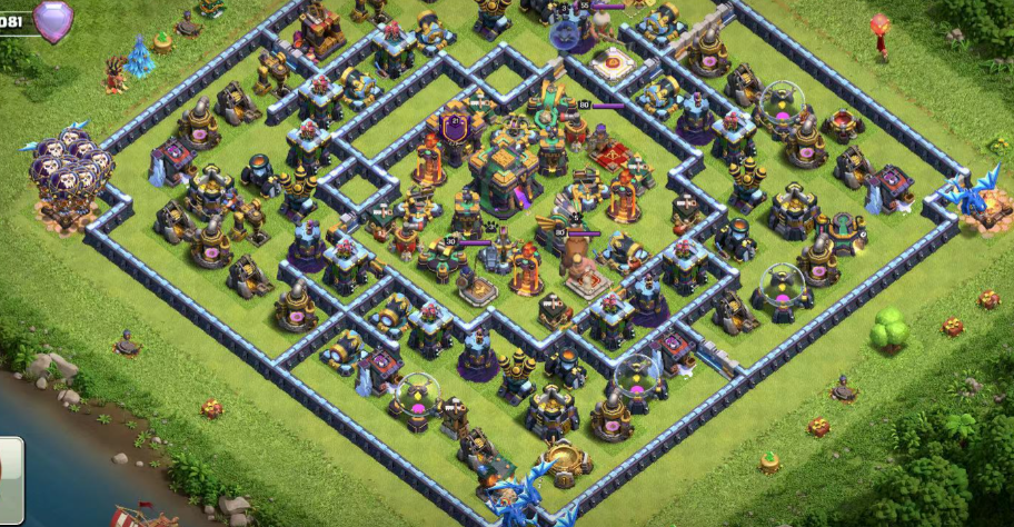 部落冲突怎么放置围墙